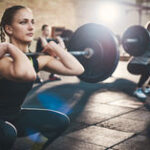 women weight lifting